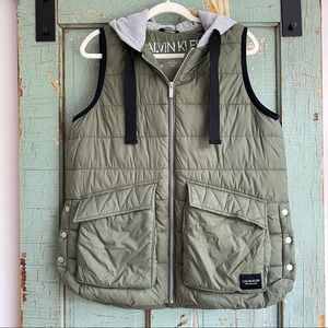 Calvin Klein Performance Hoodie Puffer Vest